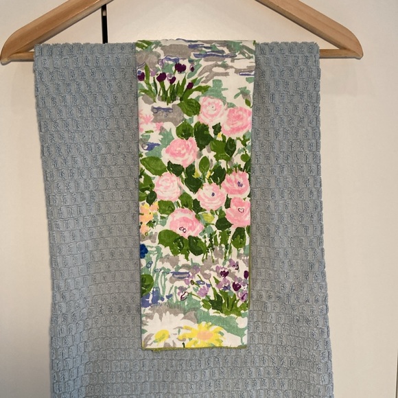 Set of four guests towels spring floral retro vintage - Picture 11 of 14